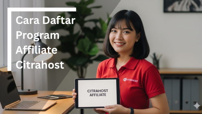 Thumbnail artikel "Cara Daftar Program Affiliate Citrahost"/