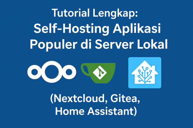 Tutorial Lengkap: Self-Hosting Aplikasi Populer di Server Lokal (Nextcloud, Gitea, Home Assistant)
