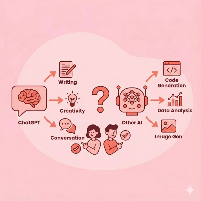 ChatGPT vs AI Lainnya: Mana yang Paling Cocok untuk Anda? ChatGPT vs AI Lainnya: Mana yang Paling Cocok untuk Anda?