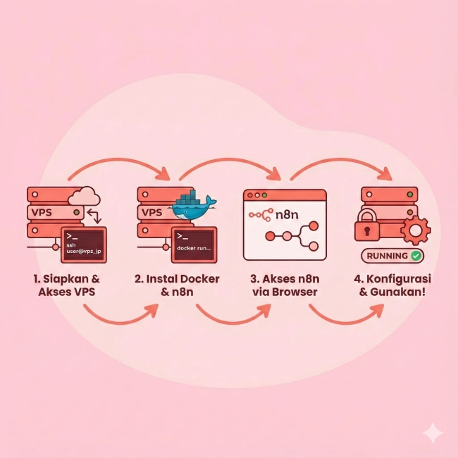 Self-Hosting n8n di VPS: Langkah Demi Langkah