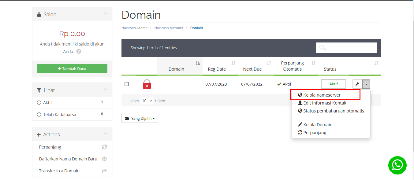 Cara Menghubungkan Domain dengan Server Hosting